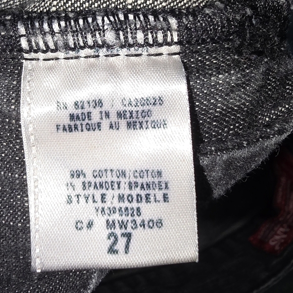 Guess Jeans Y2K Embroidered Back Pocket Black Denim Jean Mini-Skirt Size 27 - Picture 4 of 8